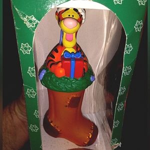 Disney Tigger European Glass Christmas Ornament must see